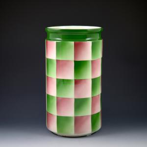 Grande vaso cilíndrico